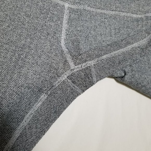 Lululemon Ghost Herringbone Luon Mid Rise Wunder Under Pants - Picture 5 of 6